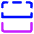 Flip Vertical Square 2 Icon from Core Neon - Free Set