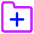Folder Add Icon from Core Neon - Free Set