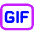 Gif Format Icon from Core Neon - Free Set