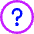 Help Question 1 Icon from Core Neon - Free Set
