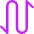 Line Arrow Curvy Up Down 1 Icon from Core Neon - Free Set
