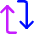Line Arrow Reload Vertical 1 Icon from Core Neon - Free Set