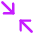 Line Arrow Shrink Diagonal 2 Icon from Core Neon - Free Set