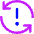 Line Arrow Synchronize Warning Icon from Core Neon - Free Set