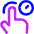 One Finger Hold Icon from Core Neon - Free Set