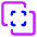 Pathfinder Square Exclude Icon from Core Neon - Free Set