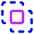 Pathfinder Square Intersect Icon from Core Neon - Free Set