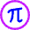 Pi Symbol Circle Icon from Core Neon - Free Set