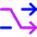 Shuffle Line Arrow Icon from Core Neon - Free Set