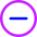 Subtract Circle Icon from Core Neon - Free Set