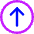 Upload Circle Icon from Core Neon - Free Set