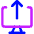 Upload Computer Icon from Core Neon - Free Set