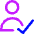 User Check Validate Icon from Core Neon - Free Set