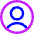 User Circle Single Icon from Core Neon - Free Set