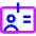 User Identifier Card Icon from Core Neon - Free Set