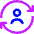 User Sync Online In Person Icon from Core Neon - Free Set