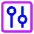 Vertical Slider Square Icon from Core Neon - Free Set