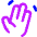 Waving Hand Icon from Core Neon - Free Set