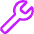 Wrench Icon from Core Neon - Free Set