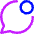 Chat Bubble Oval Notification Icon from Core Neon - Free Set