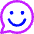 Chat Bubble Oval Smiley 1 Icon from Core Neon - Free Set