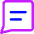 Chat Bubble Text Square Icon from Core Neon - Free Set