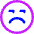 Smiley Grumpy Icon from Core Neon - Free Set