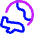 Earth Airplane Icon from Core Neon - Free Set