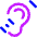 Hearing Deaf 2 Icon from Core Neon - Free Set
