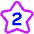 Hotel Two Star Icon from Core Neon - Free Set