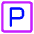 Parking Sign Icon from Core Neon - Free Set