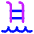 Pool Ladder Icon from Core Neon - Free Set