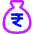 Bag Rupee Icon from Core Neon - Free Set