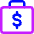 Briefcase Dollar Icon from Core Neon - Free Set