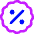 Discount Percent Badge Icon from Core Neon - Free Set