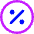 Discount Percent Circle Icon from Core Neon - Free Set