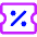 Discount Percent Coupon Icon from Core Neon - Free Set