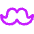 Moustache Icon from Core Neon - Free Set