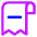 Receipt Subtract Icon from Core Neon - Free Set