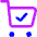 Shopping Cart Check Icon from Core Neon - Free Set