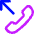 Outgoing Call Icon from Core Neon - Free Set
