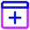 Browser Add Icon from Core Neon - Free Set
