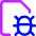Bug Virus Document Icon from Core Neon - Free Set
