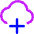 Cloud Add Icon from Core Neon - Free Set