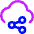 Cloud Share Icon from Core Neon - Free Set
