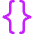 Curly Brackets Icon from Core Neon - Free Set
