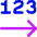 Steps Number Icon from Core Neon - Free Set