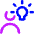 Collaborations Idea Icon from Core Neon - Free Set