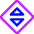 Triangle Arrow Expand Vertical Diamond Icon from Core Neon Set