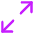 Line Arrow Expand Diagonal 1 Icon from Core Neon Set | Free Download as SVG Vector and Transparent PNG | Streamline icons